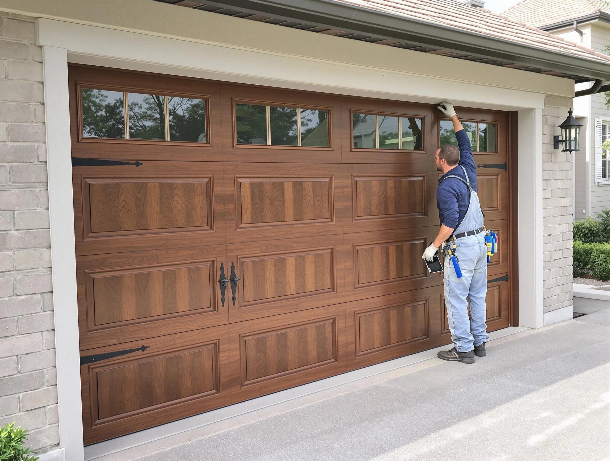 Custom garage door showcase by Arvada Garage Door Repair in Arvada