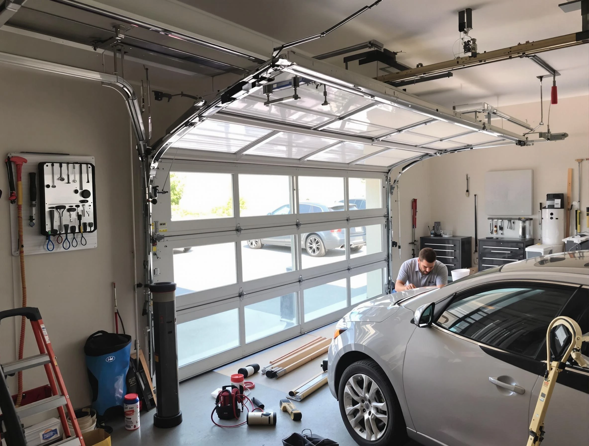 Garage door noise reduction service by Arvada Garage Door Repair in Arvada