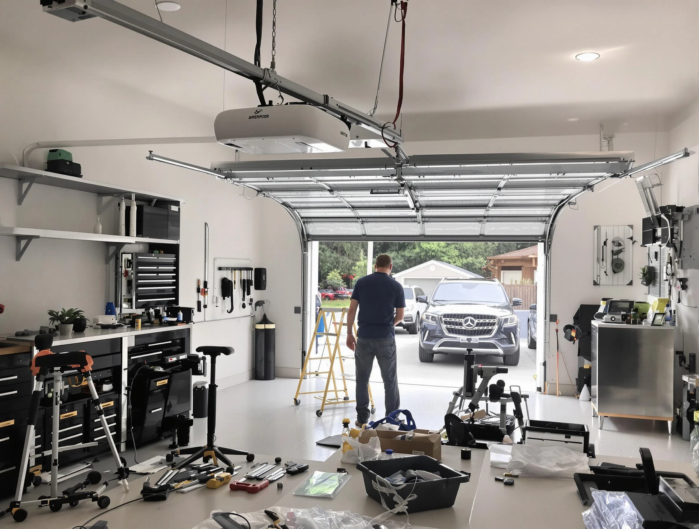 Garage door opener installation by Arvada Garage Door Repair in Arvada