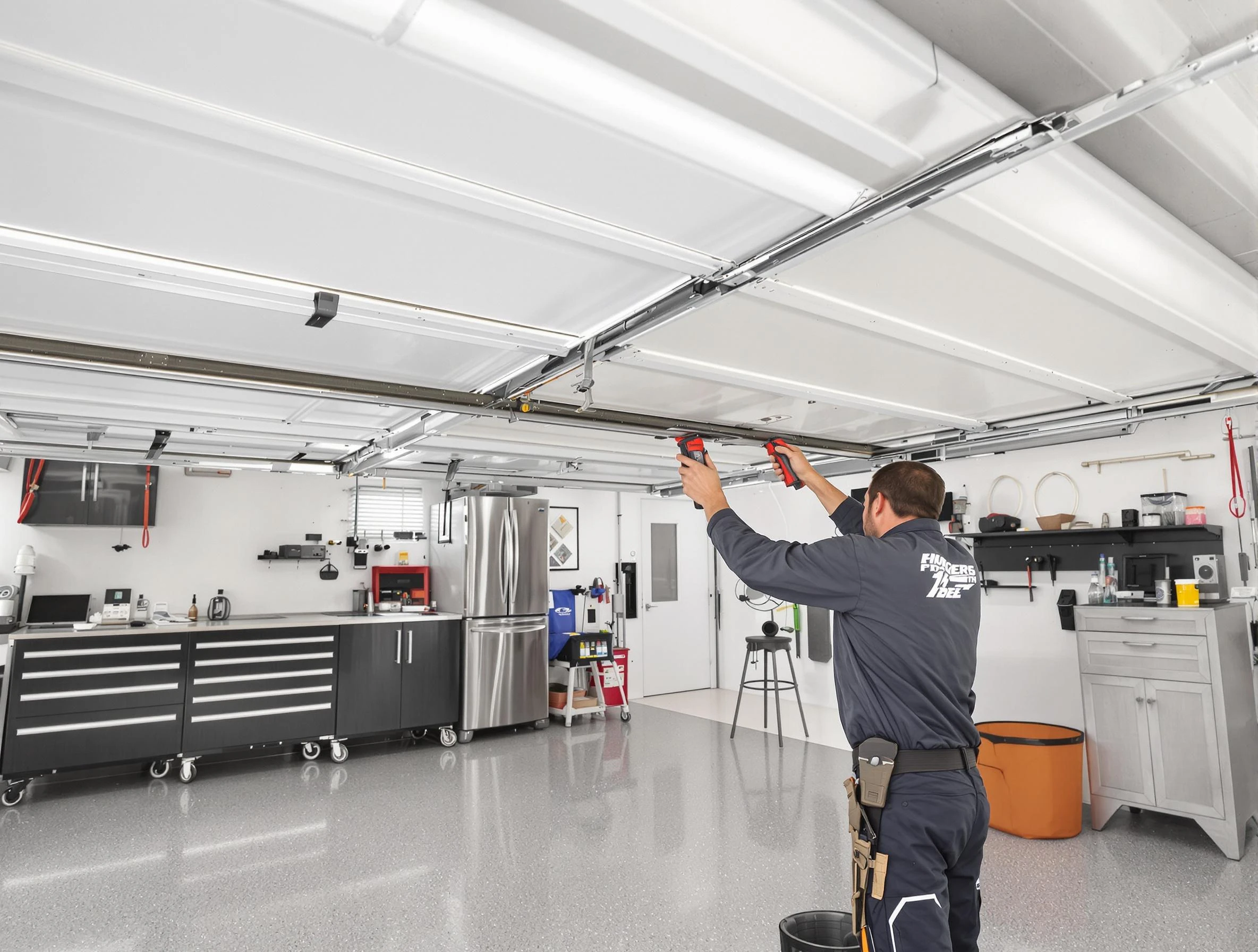 Overhead garage door repair service by Arvada Garage Door Repair in Arvada